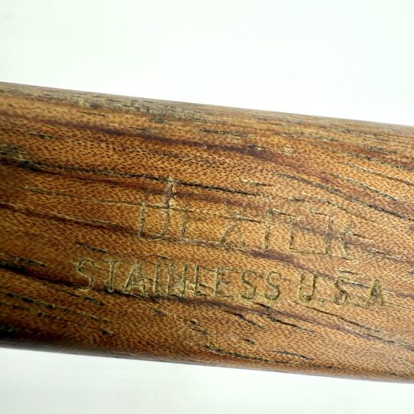 Dexter USA Pie Server Cake Vintage Utensil Wood Handle Wooden 10 inch Country - Picture 5 of 7